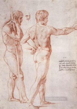 Classic Nude Painting - Nude Study master Raphael